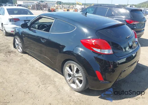 2017 Hyundai Veloster Value Edition из США, поврежденный, VIN KMHTC6AD3HU322852